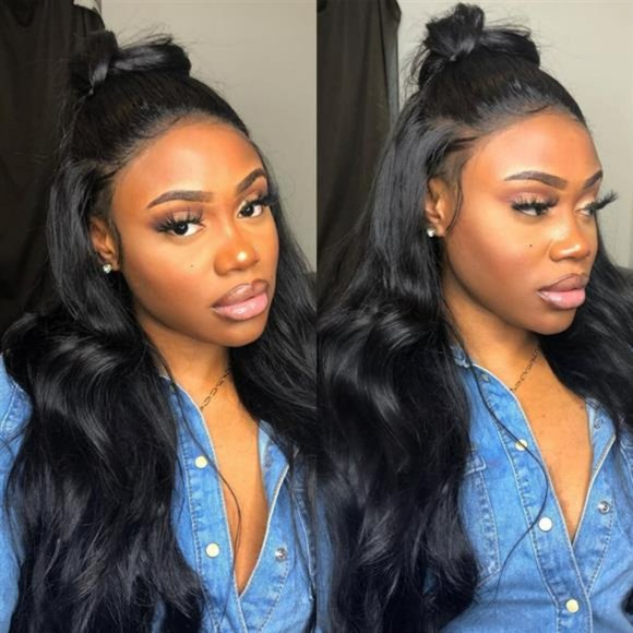 ?100% Human Hair Brazilian Body Wave Ponytail Hair Extensions ?NWT main image 5